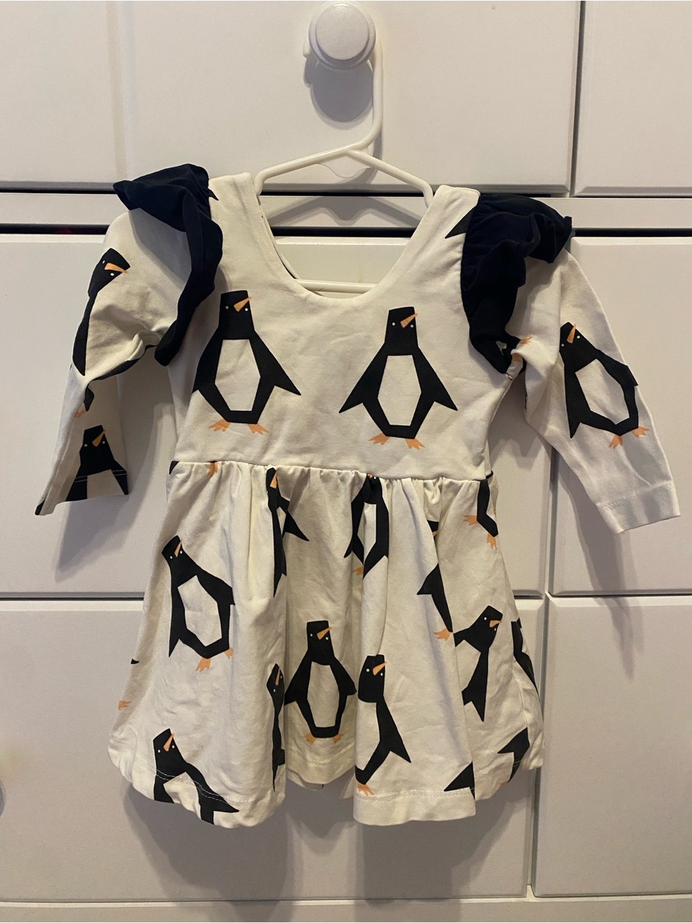 Monica + Andy Penguin Print Dress / Size 12-18m / VGUC